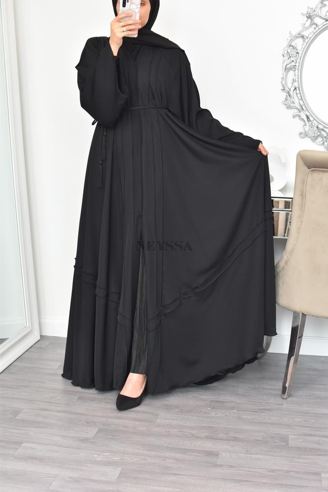 abaya saoudienne noire
